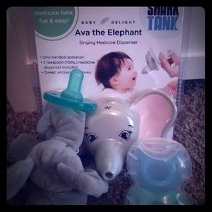 Pacifier and singing medicine dispenser lot